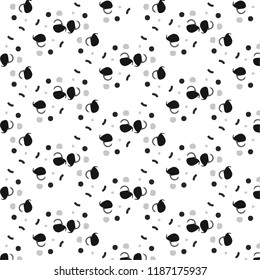 Abstract vector monochrome background. Halftone illustration pattern