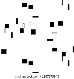 Abstract vector monochrome background. Halftone illustration pattern