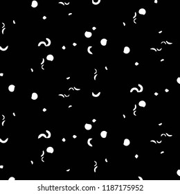 Abstract vector monochrome background. Halftone illustration pattern