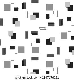 Abstract vector monochrome background. Halftone illustration pattern