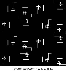 Abstract vector monochrome background. Halftone illustration pattern