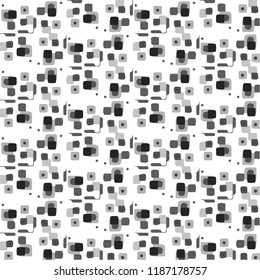 Abstract vector monochrome background. Halftone illustration pattern