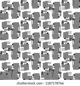 Abstract vector monochrome background. Halftone illustration pattern
