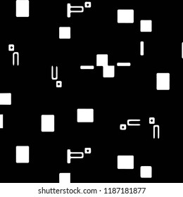 Abstract vector monochrome background. Halftone illustration pattern