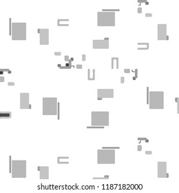 Abstract vector monochrome background. Halftone illustration pattern