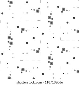 Abstract vector monochrome background. Halftone illustration pattern