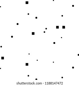 Abstract vector monochrome background. Halftone illustration pattern