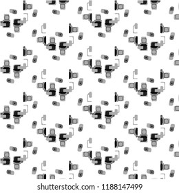 Abstract vector monochrome background. Halftone illustration pattern