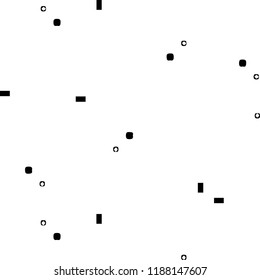 Abstract vector monochrome background. Halftone illustration pattern