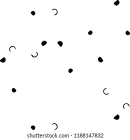 Abstract vector monochrome background. Halftone illustration pattern