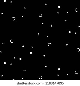 Abstract vector monochrome background. Halftone illustration pattern