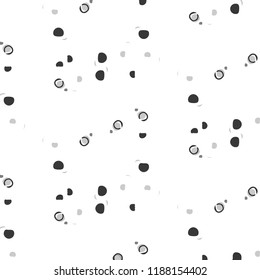 Abstract vector monochrome background. Halftone illustration pattern