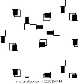 Abstract vector monochrome background. Halftone illustration pattern