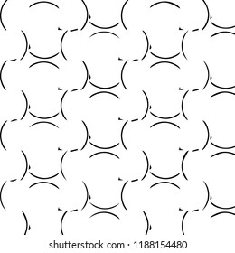 Abstract vector monochrome background. Halftone illustration pattern
