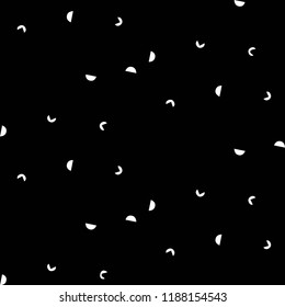 Abstract vector monochrome background. Halftone illustration pattern