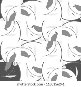 Abstract vector monochrome background. Halftone illustration pattern
