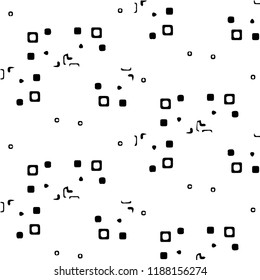 Abstract vector monochrome background. Halftone illustration pattern