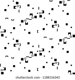 Abstract vector monochrome background. Halftone illustration pattern