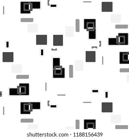 Abstract vector monochrome background. Halftone illustration pattern