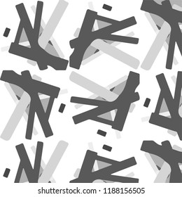 Abstract vector monochrome background. Halftone illustration pattern