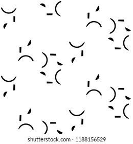 Abstract vector monochrome background. Halftone illustration pattern