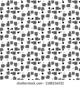 Abstract vector monochrome background. Halftone illustration pattern