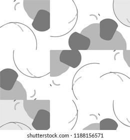 Abstract vector monochrome background. Halftone illustration pattern