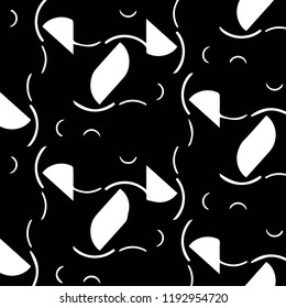Abstract vector monochrome background. Halftone illustration pattern
