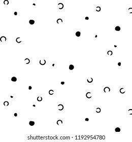 Abstract vector monochrome background. Halftone illustration pattern