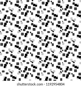 Abstract vector monochrome background. Halftone illustration pattern