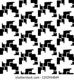 Abstract vector monochrome background. Halftone illustration pattern