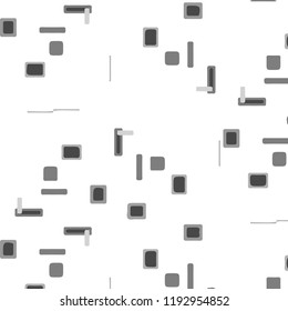 Abstract vector monochrome background. Halftone illustration pattern