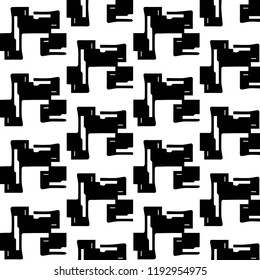 Abstract vector monochrome background. Halftone illustration pattern