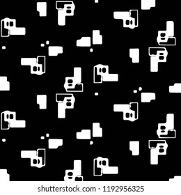 Abstract vector monochrome background. Halftone illustration pattern