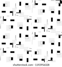 Abstract vector monochrome background. Halftone illustration pattern