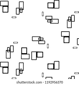 Abstract vector monochrome background. Halftone illustration pattern
