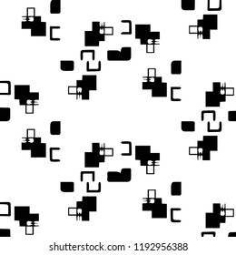 Abstract vector monochrome background. Halftone illustration pattern