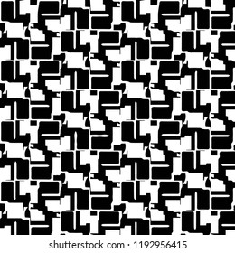 Abstract vector monochrome background. Halftone illustration pattern