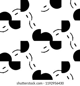 Abstract vector monochrome background. Halftone illustration pattern