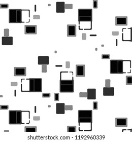 Abstract vector monochrome background. Halftone illustration pattern