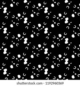 Abstract vector monochrome background. Halftone illustration pattern