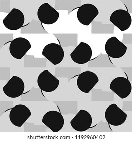 Abstract vector monochrome background. Halftone illustration pattern