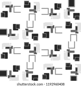 Abstract vector monochrome background. Halftone illustration pattern