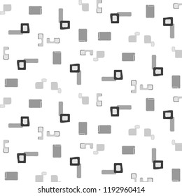 Abstract vector monochrome background. Halftone illustration pattern