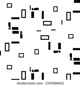 Abstract vector monochrome background. Halftone illustration pattern