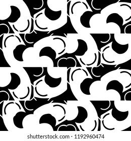 Abstract vector monochrome background. Halftone illustration pattern