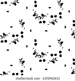 Abstract vector monochrome background. Halftone illustration pattern