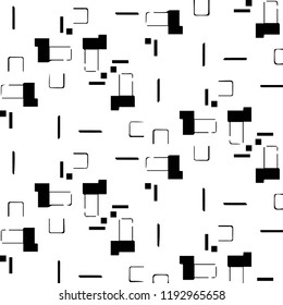 Abstract vector monochrome background. Halftone illustration pattern