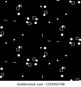 Abstract vector monochrome background. Halftone illustration pattern