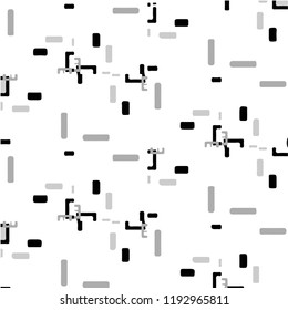 Abstract vector monochrome background. Halftone illustration pattern